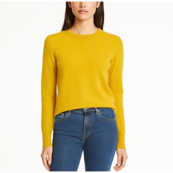 EVERLANE Womens Stretch Cashmere Pullover Sweater EUC/sz M - Picture 1 of 16